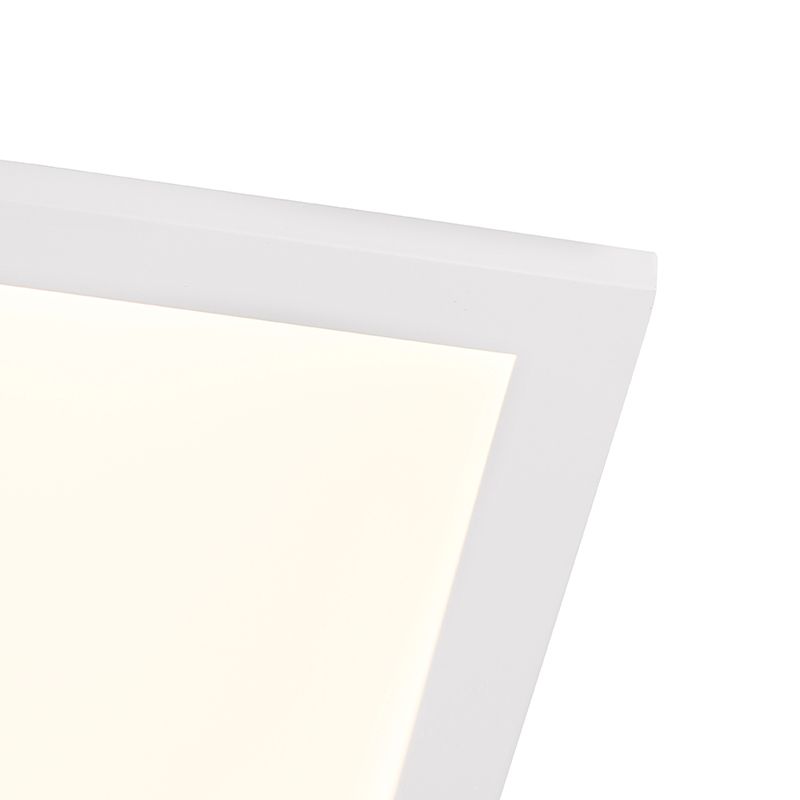 Modern LED paneel staal 120 cm incl. LED 4-staps dimbaar - Liv