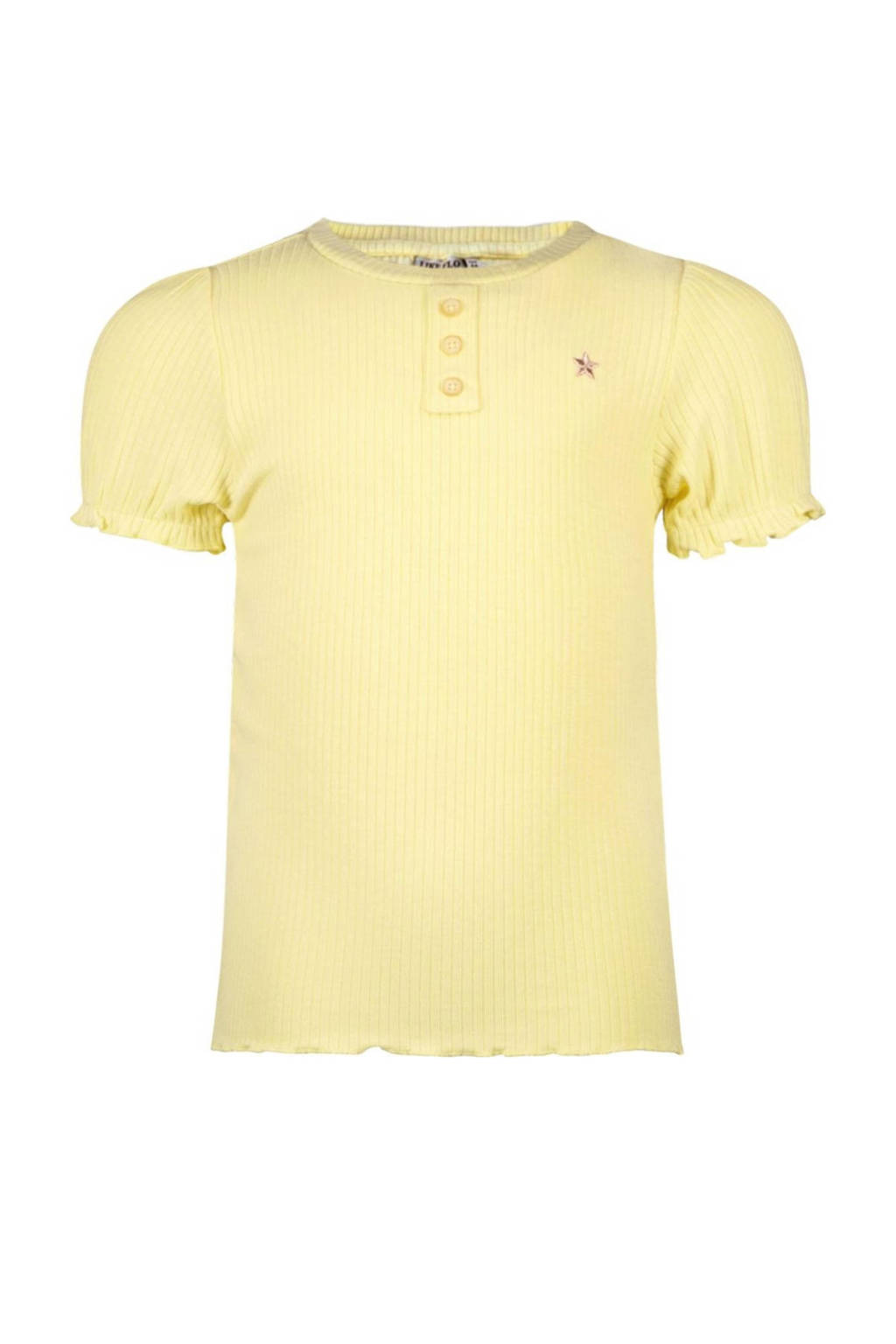 Like Flo T-shirt lichtgeel