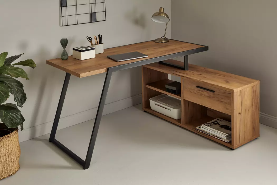 Eckschreibtisch 55WD7 / Wing D 14 E