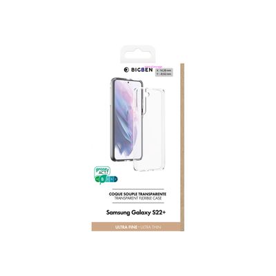 Bigben Connected - coque de protection pour SamsungS22+ - transparent