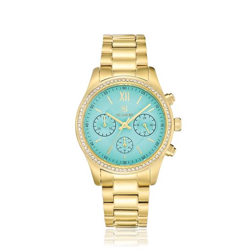 Sif Jakobs Jewellery Domenica SJ-W2403-CZ-YG Dameur, Gold Plated, 36 mm