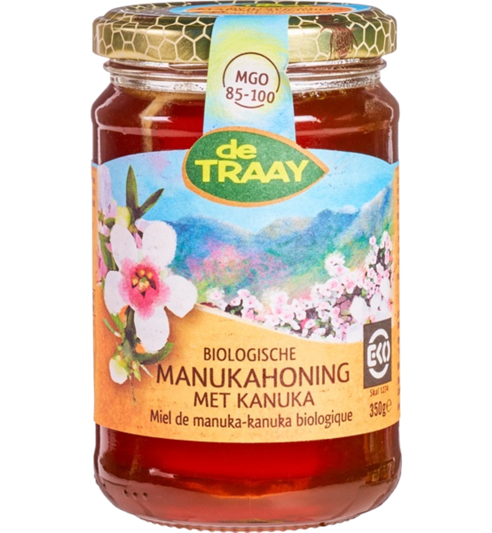 De Traay Manuka kanuka honing bio (350 gr)