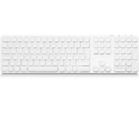 Andersson WSK-3000 White - Wireless Keyboard 2.4G BT Backlit