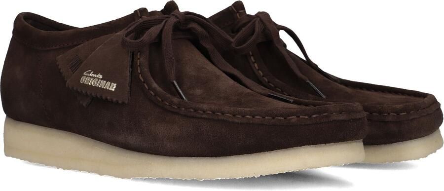 Clarks Donkerbruine Suède Heren Mocassin Schoen Brown Heren