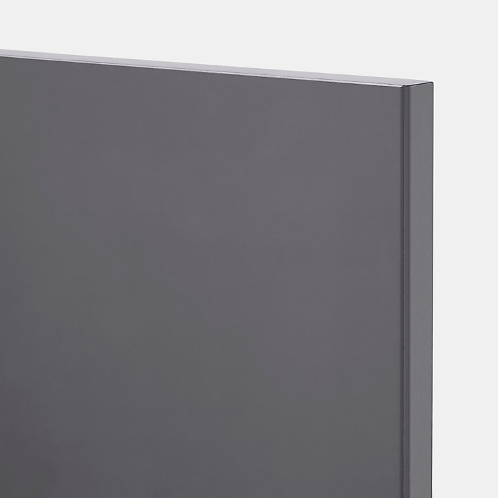 Porte de colonne de cuisine Stevia gris anthracite L. 60 cm x H. 100 cm GoodHome