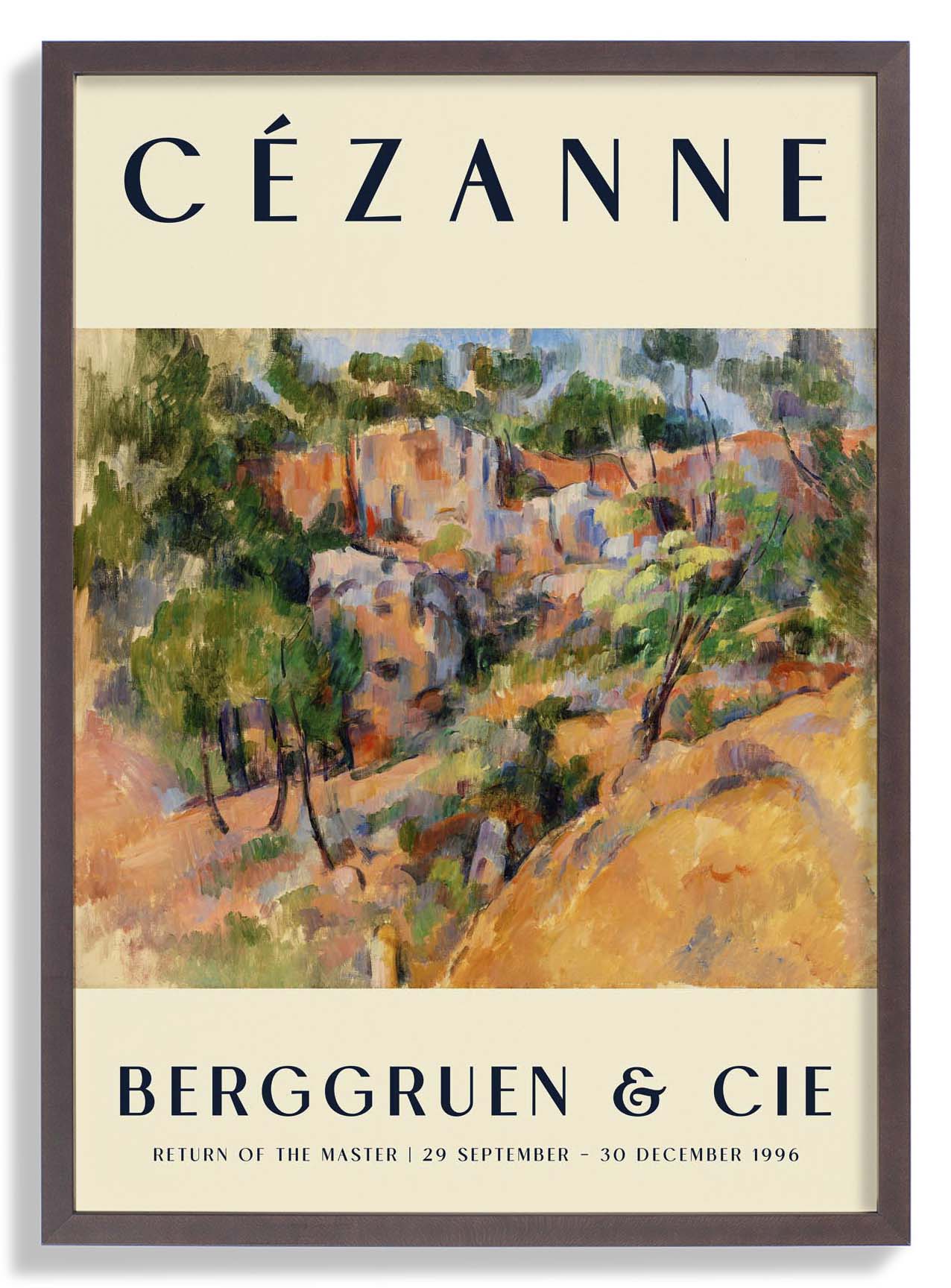 Bibémus Kunstausstellung von Paul Cézanne