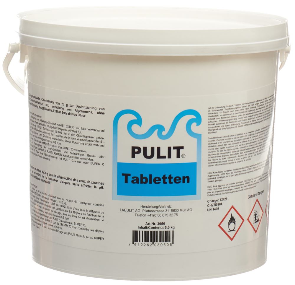 PULIT Chlor-Tabletten<br>5 kg, Tablette