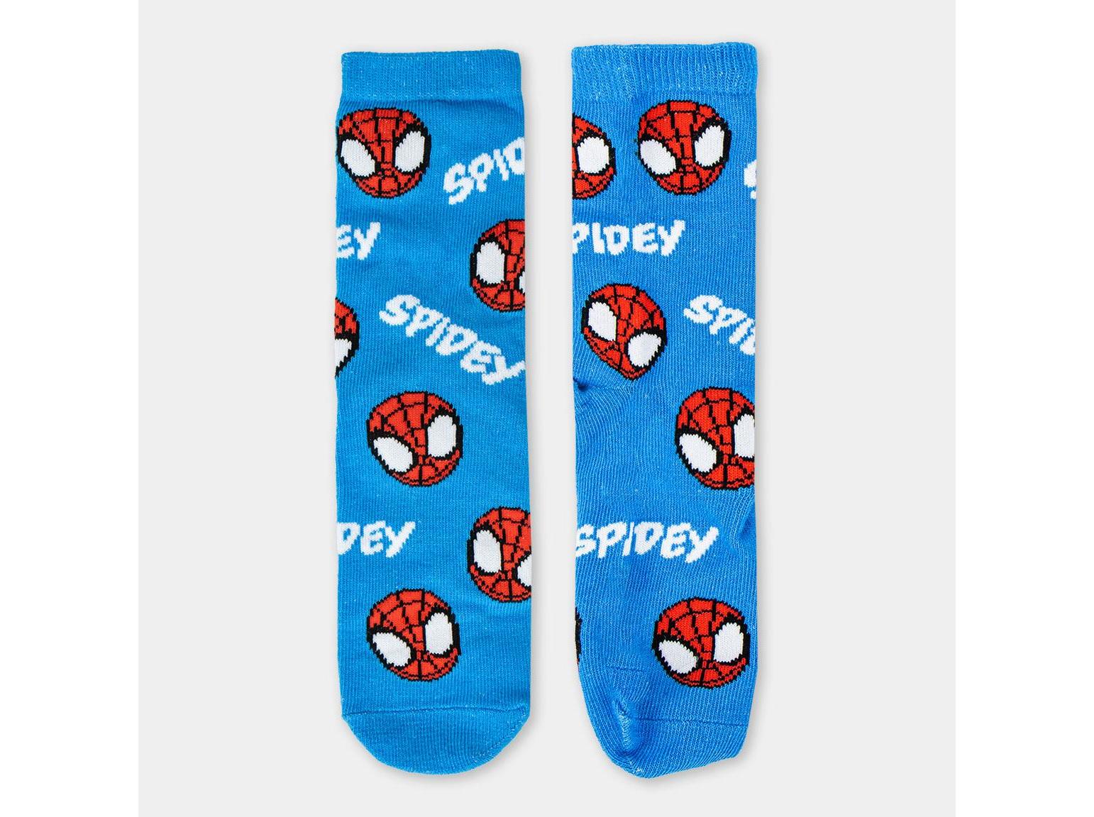MEALHEIRO   4 MEIAS SPIDEY MODELOS SORTIDOS
