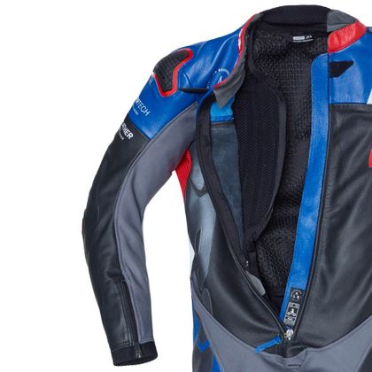 Combinaison Spidi DP-PROGRESSIVE PERFORATED PRO - Noir / Rouge
