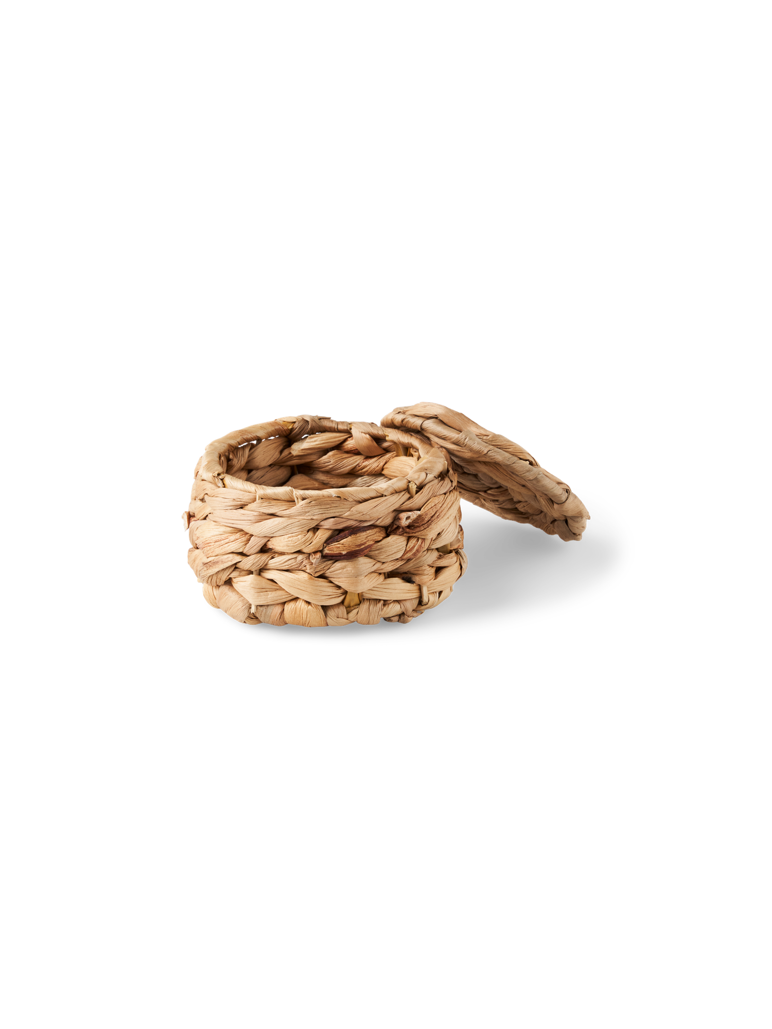 Kurv | Vandhyacint. Ø12 x 6,5 cm. | Nature