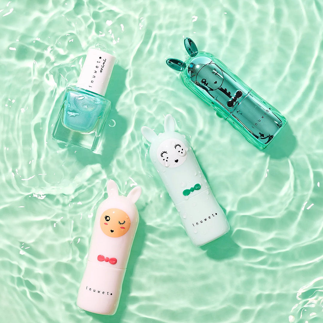 Inuwet giftset nagellak en lippenbalsem duo aqua