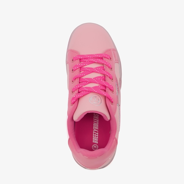 Breezy Rollers kinder sneakers met wieltjes roze