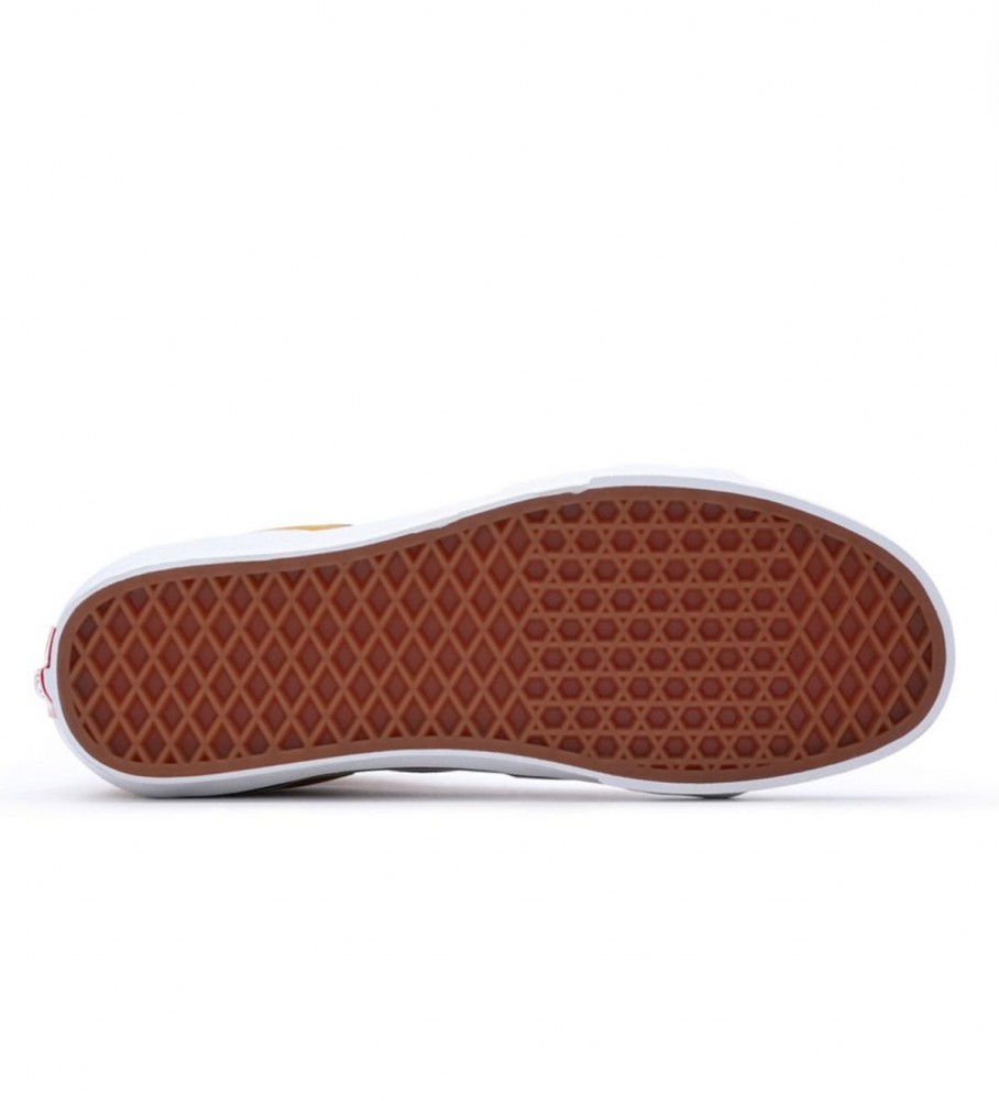 Tênis Vans SK8-Hi de couro marrom