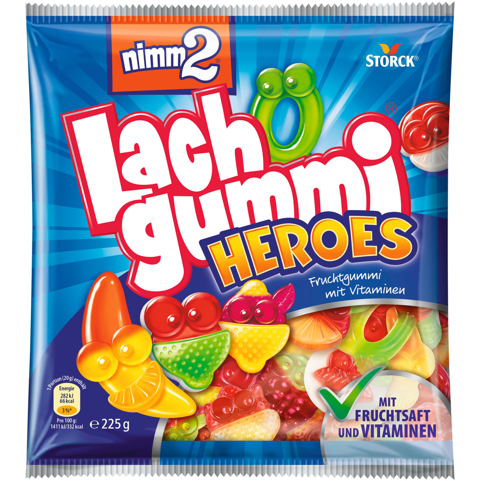 Nimm2 Lachgummi Heroes 225g