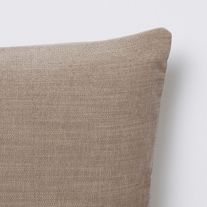 Coussin GoodHome Pahea marron 45 x 45 cm