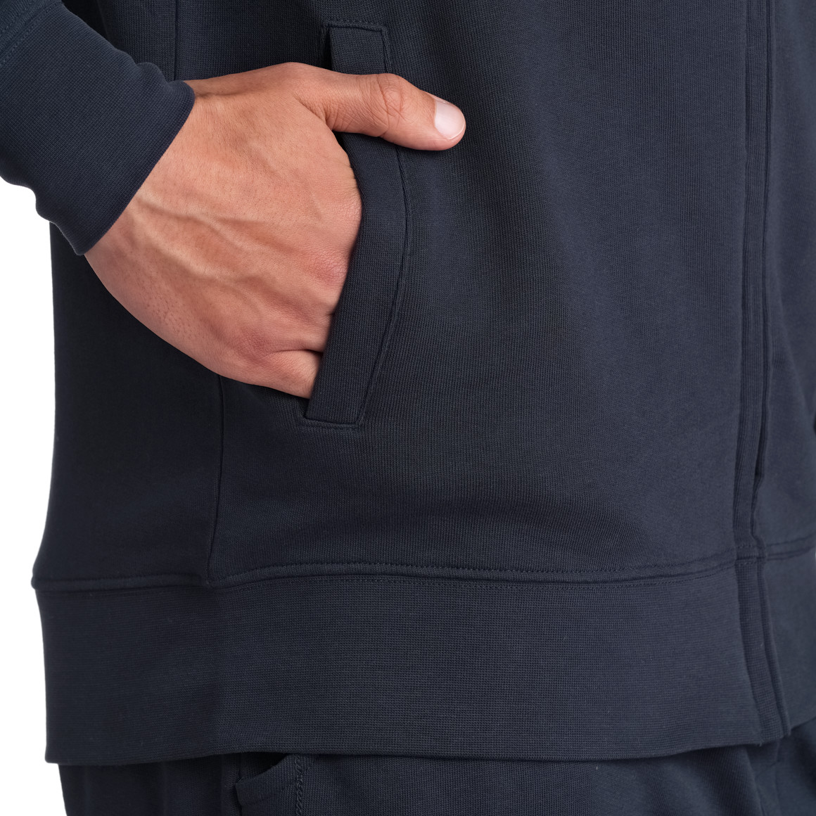 VanVaan Herren Sweatjacke mit Print dunkelblau