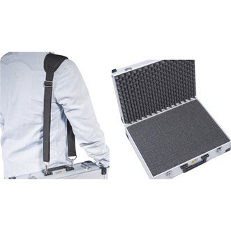 Mallette d'aluminium 'AluPlus Basic', taille L, argent