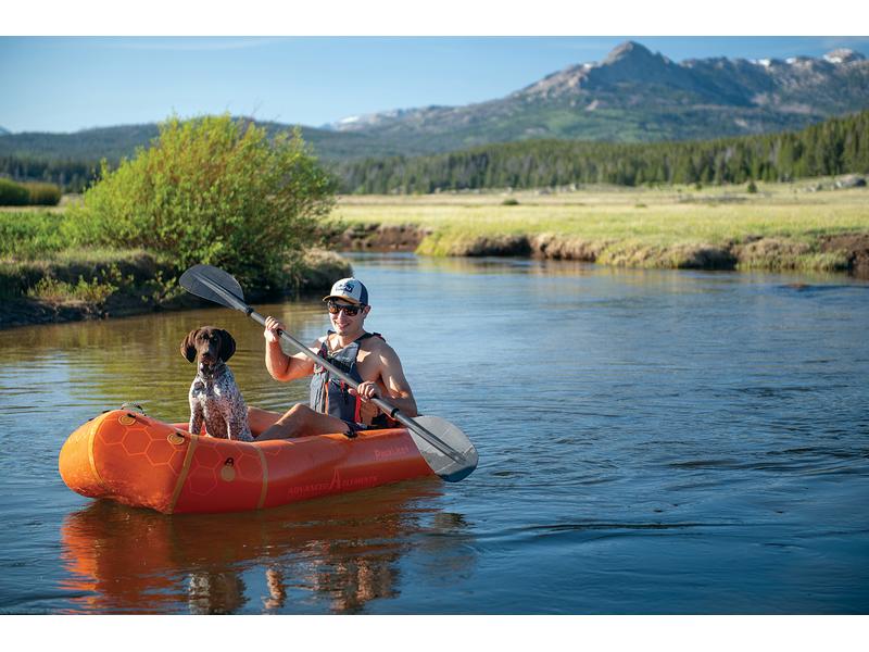 Advanced Elements Kajak PackLite  Packraft Sunset Orange Freizeitkajak
