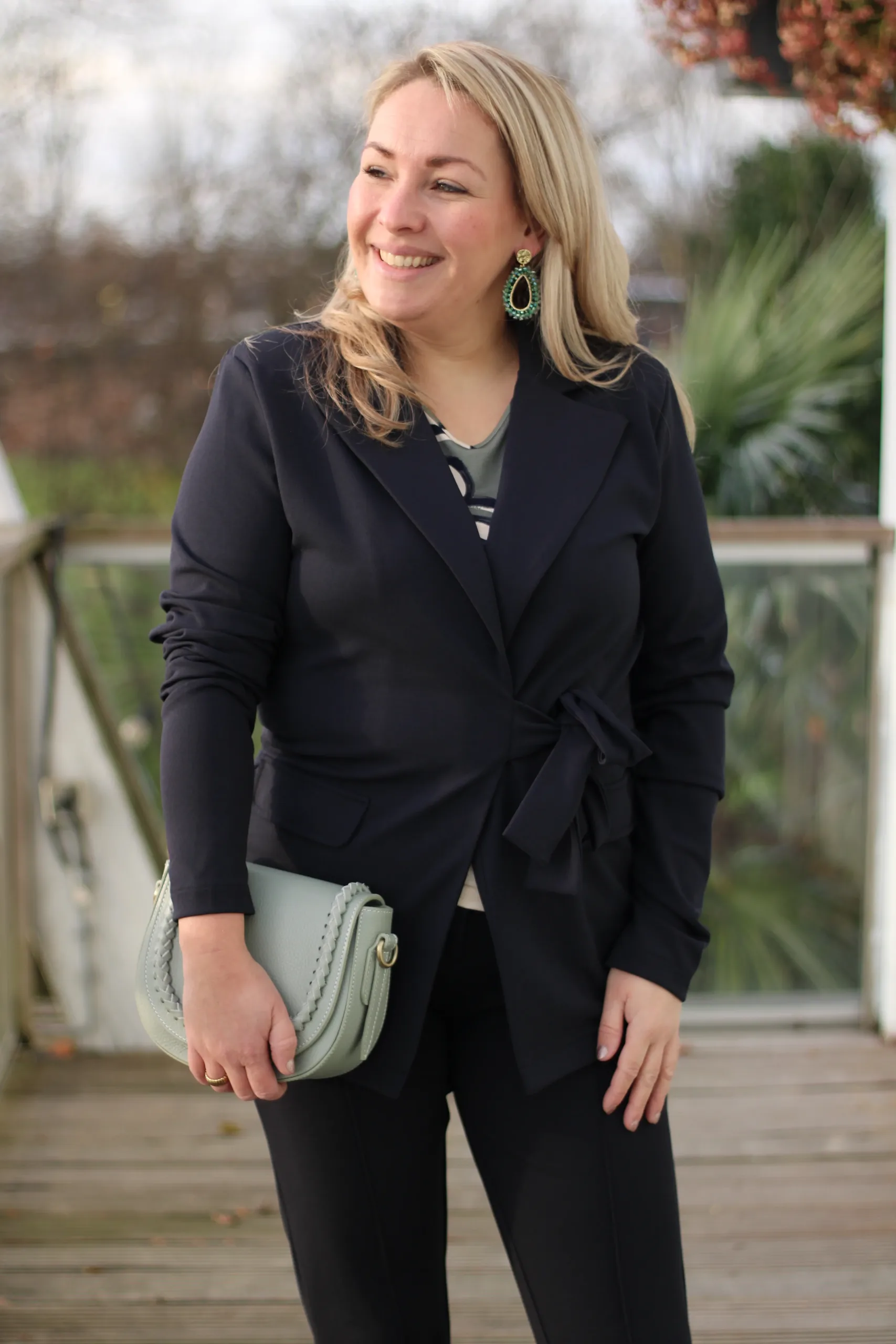 Zoso - Donna Crepe Blazer - Navy