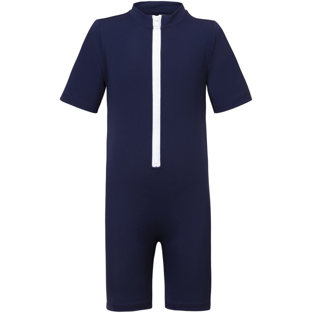 Køb Petit Crabe Blue Noe Basic Sunsuit S/S