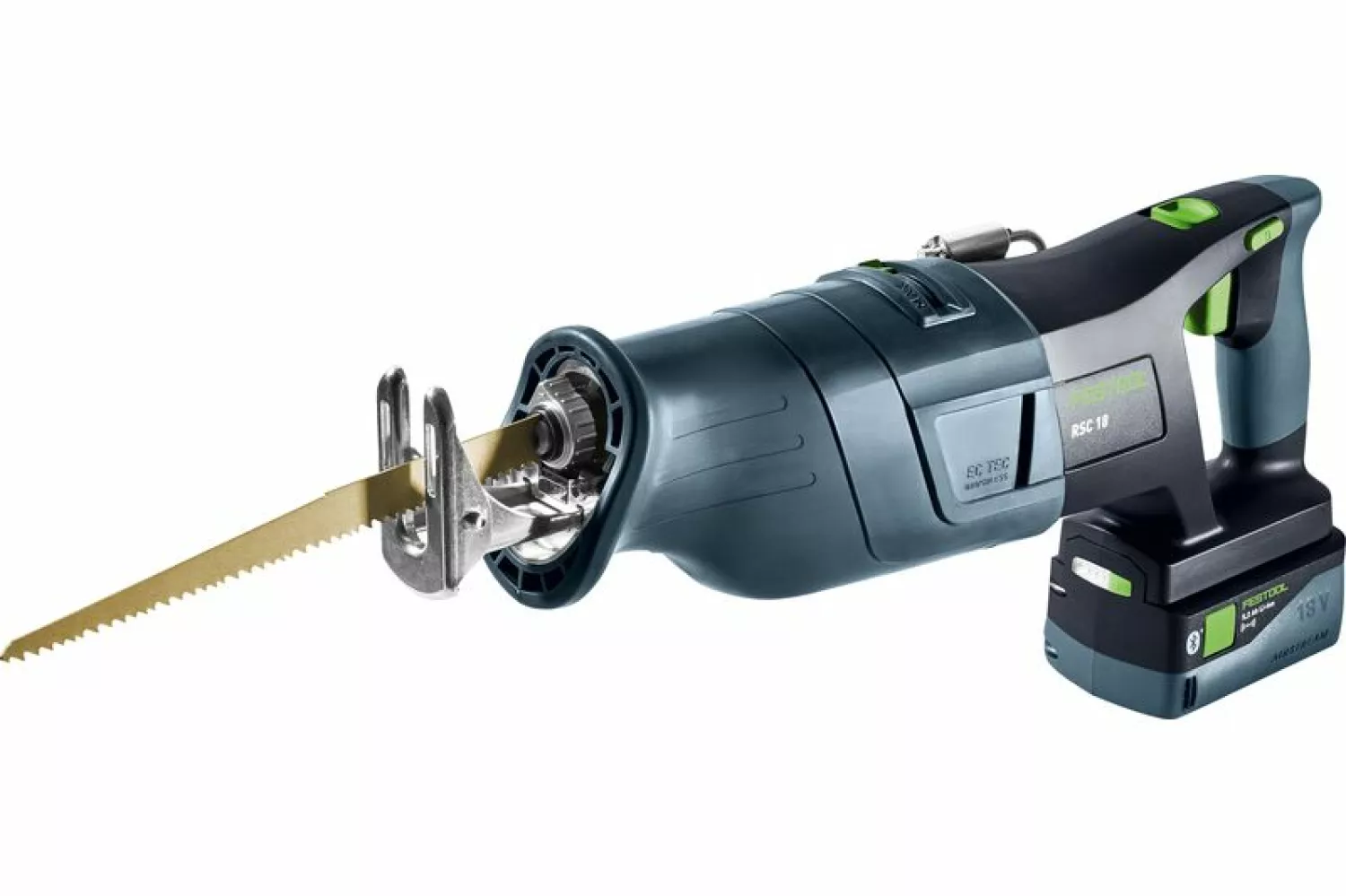 Festool RSC 18 EB-Basic 18V Li-Ion accu reciprozaag body in Systainer - met 5.0 Ah accu