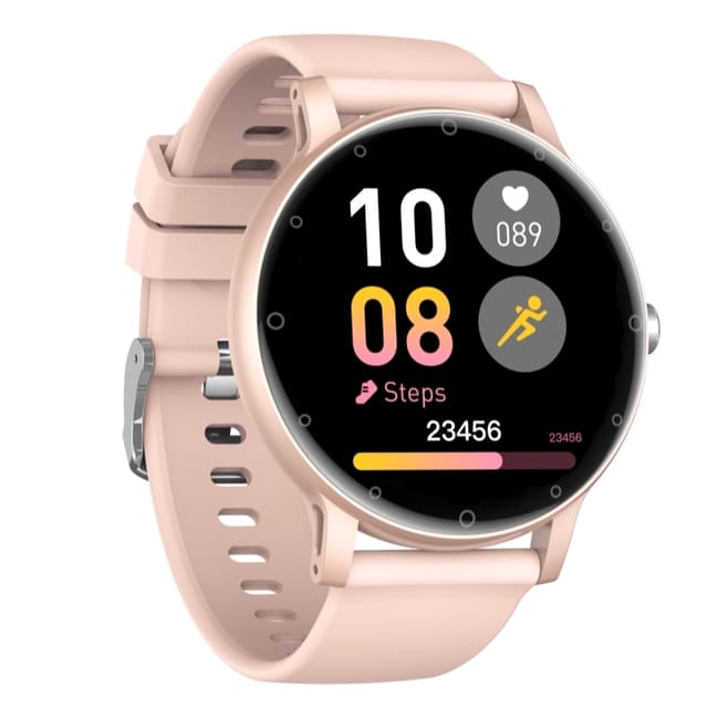 Smartwatch med sundhedsovervågning Lyserød