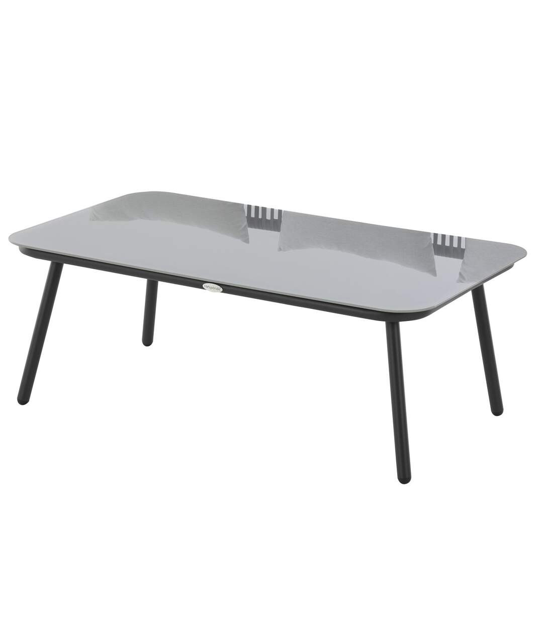 Salon de jardin design mailles Dadia - 5 Places - Ivoire et gris