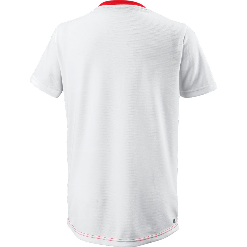 Wilson Team II Triangle Crew T-Shirt Jungen team red