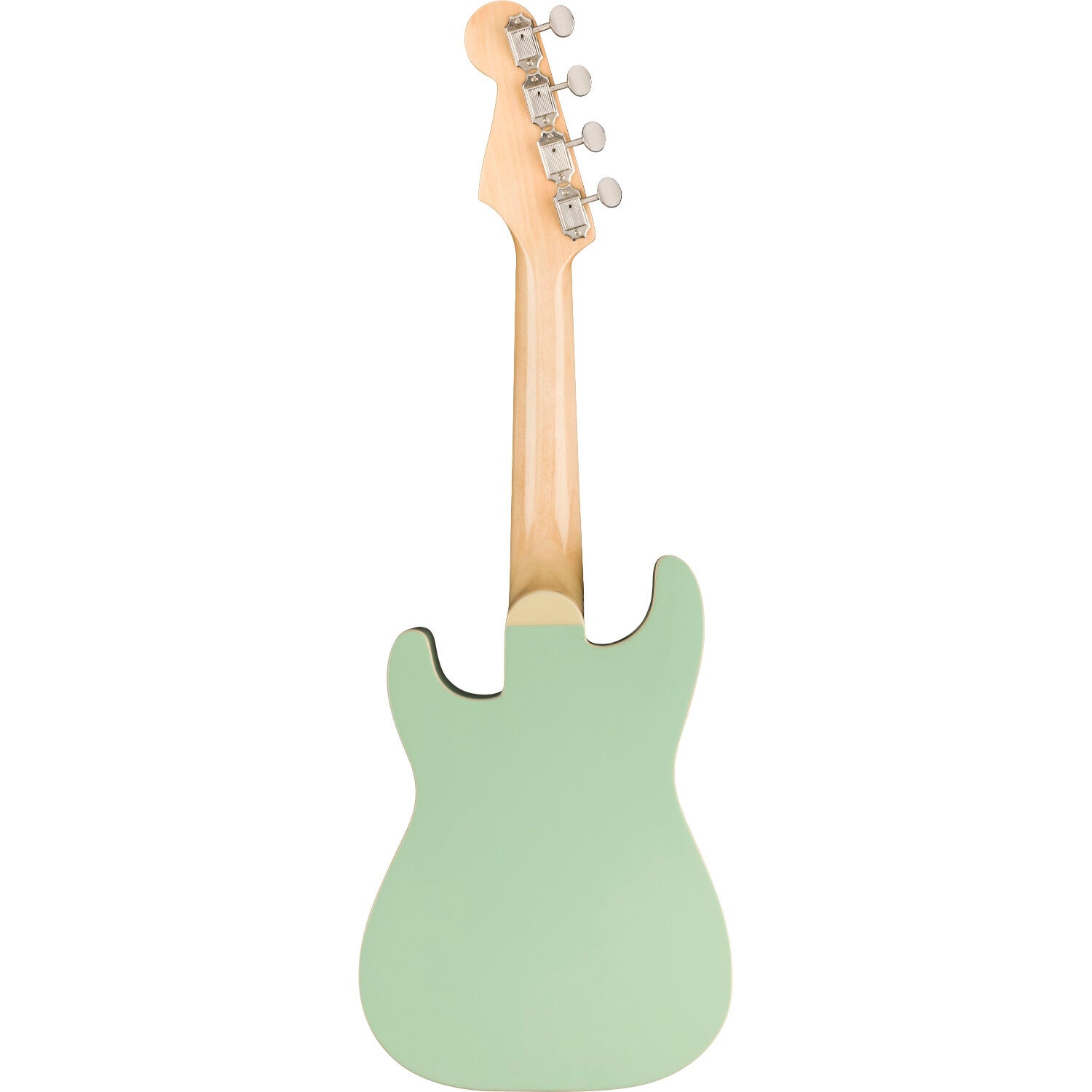Fender Fullerton Strat Uke WN White Pickguard Surf Green elektrisch-akoestische ukelele