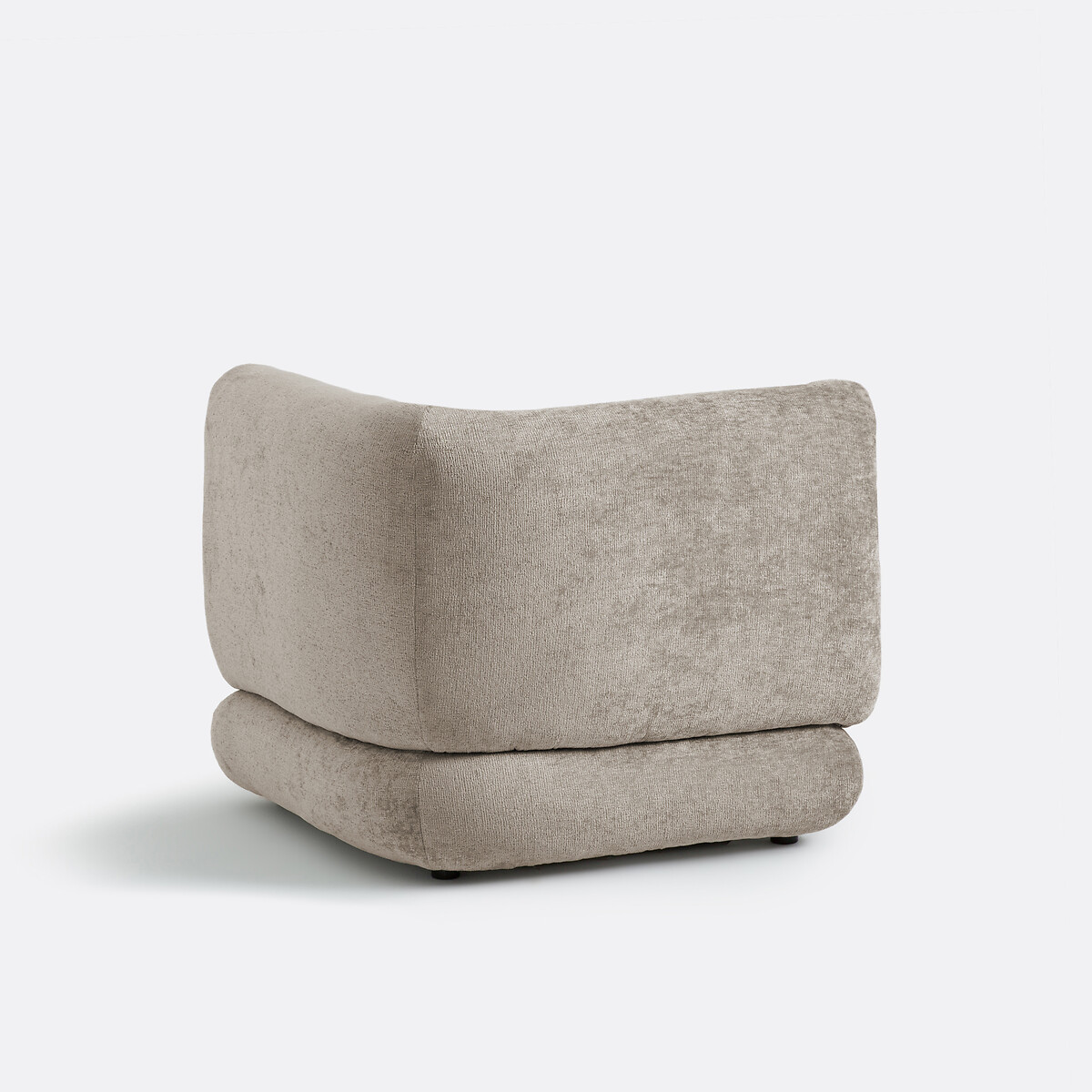 LA REDOUTE INTERIEURS<br>Sofá de canto modular, veludo grosso, HOOVER