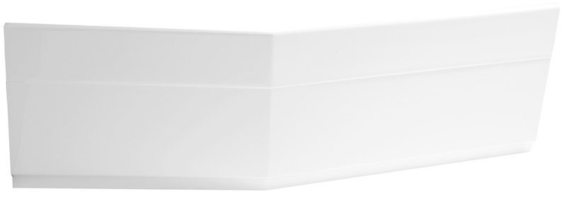 Polysan Tigra badpaneel 170x55cm links wit