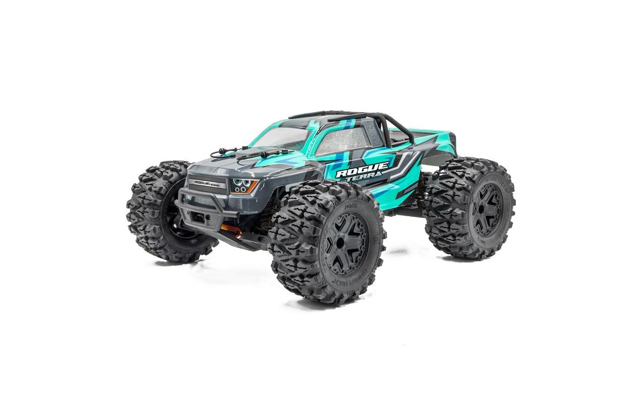 Monster Truck Rogue Terra Brushless Grün, ARTR, 1:10<br>4x4 Brushless Monstertruck im Massstab 1:10