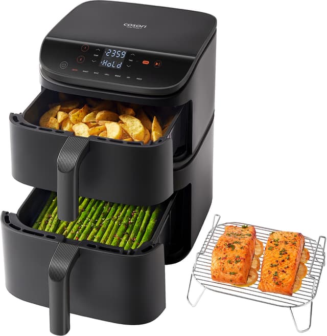 Cosori Turbo Tower airfryer KAAPAFCSNEU0244Y (sort)
