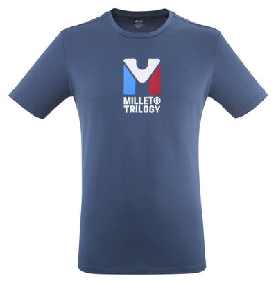 T-Shirt Millet Chamonix Tri Bleu