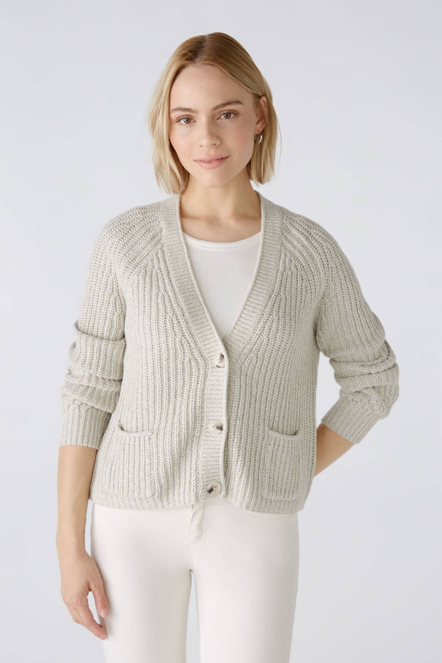 Oui| Damen Strickjacke LAFONYA