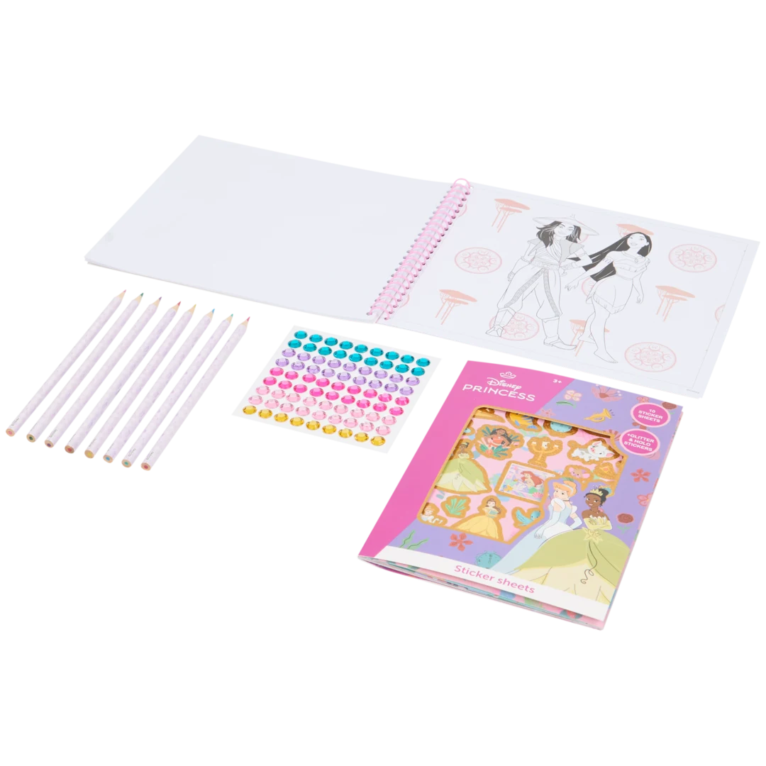 Kleur- en stickerset 20-delig | diverse varianten