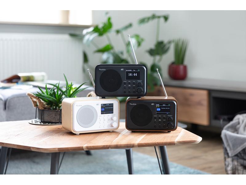 Audizio DAB  Radio Milan Weiss DAB  Radio mit Bluetooth