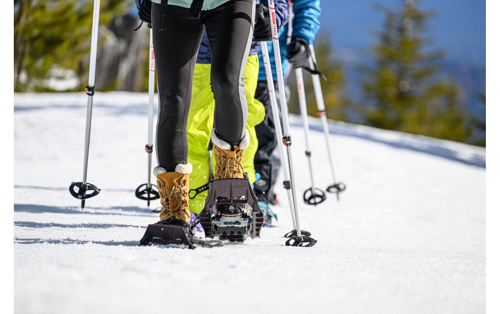 Schneeschuhwanderstöcke Poles DynaLock Trail, 80-140 cmZweiteiliger Skistock aus Aluminium