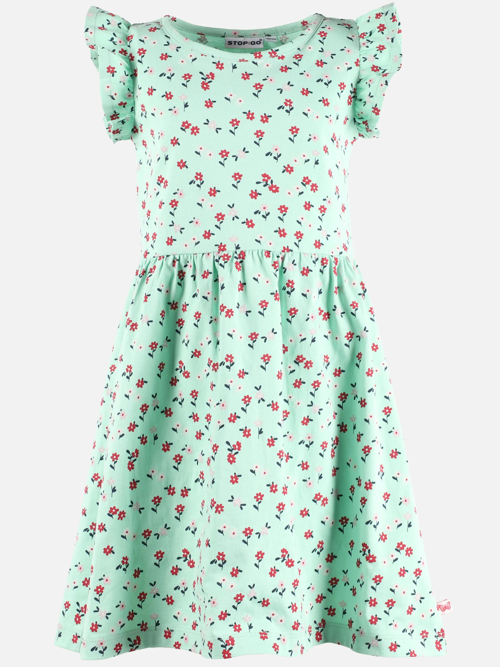 Mädchen Kleid mit Alloverprint