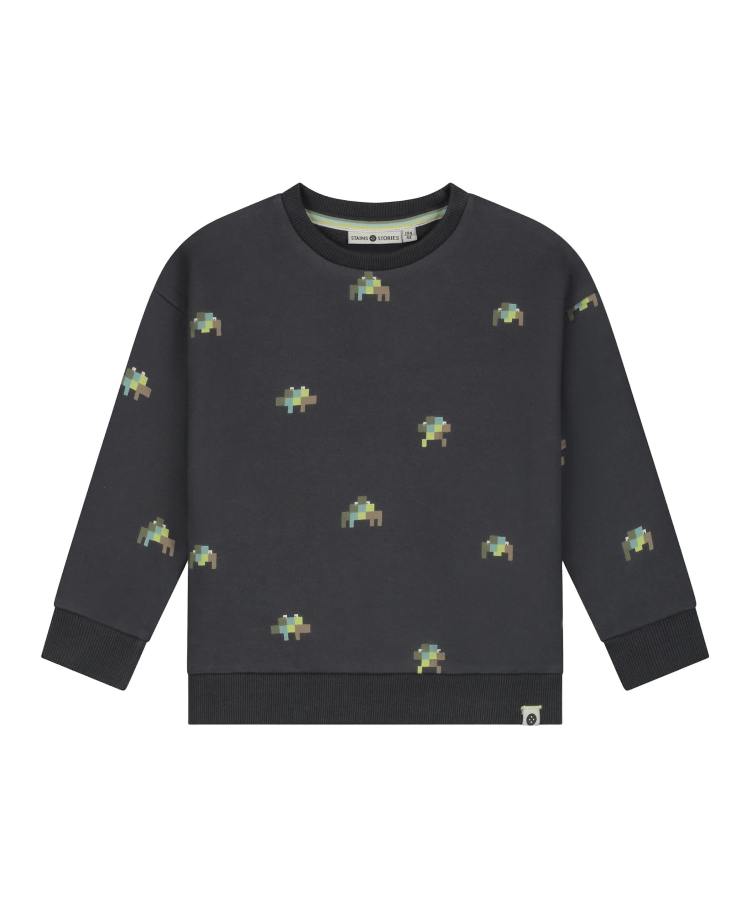 Stains & Stories Jongens sweater grijs