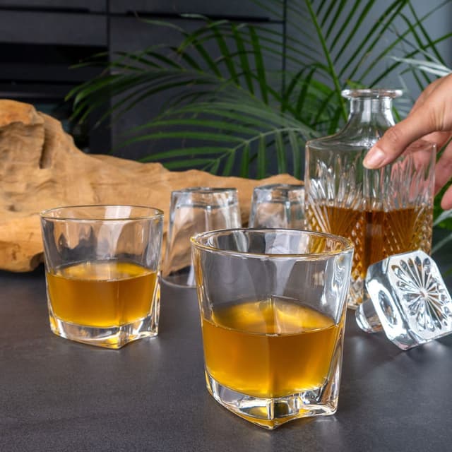 2x Whiskeyglas Old Fashioned Whiskey krystalglas