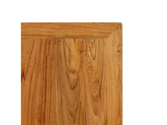 Table de bar Teck recyclé massif 60x60x107 cm