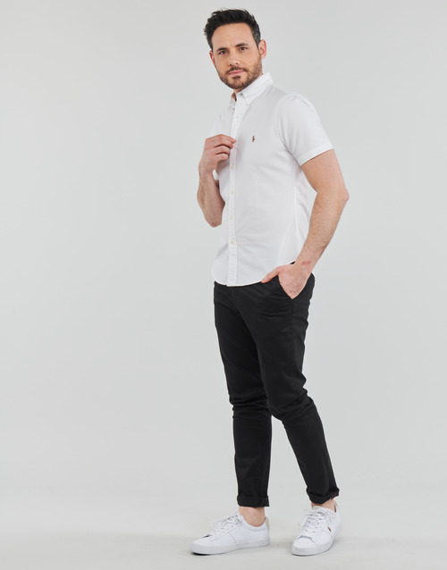 Polo Ralph Lauren - CAMISA AJUSTADA SLIM FIT EN OXFORD UNIE Blanco