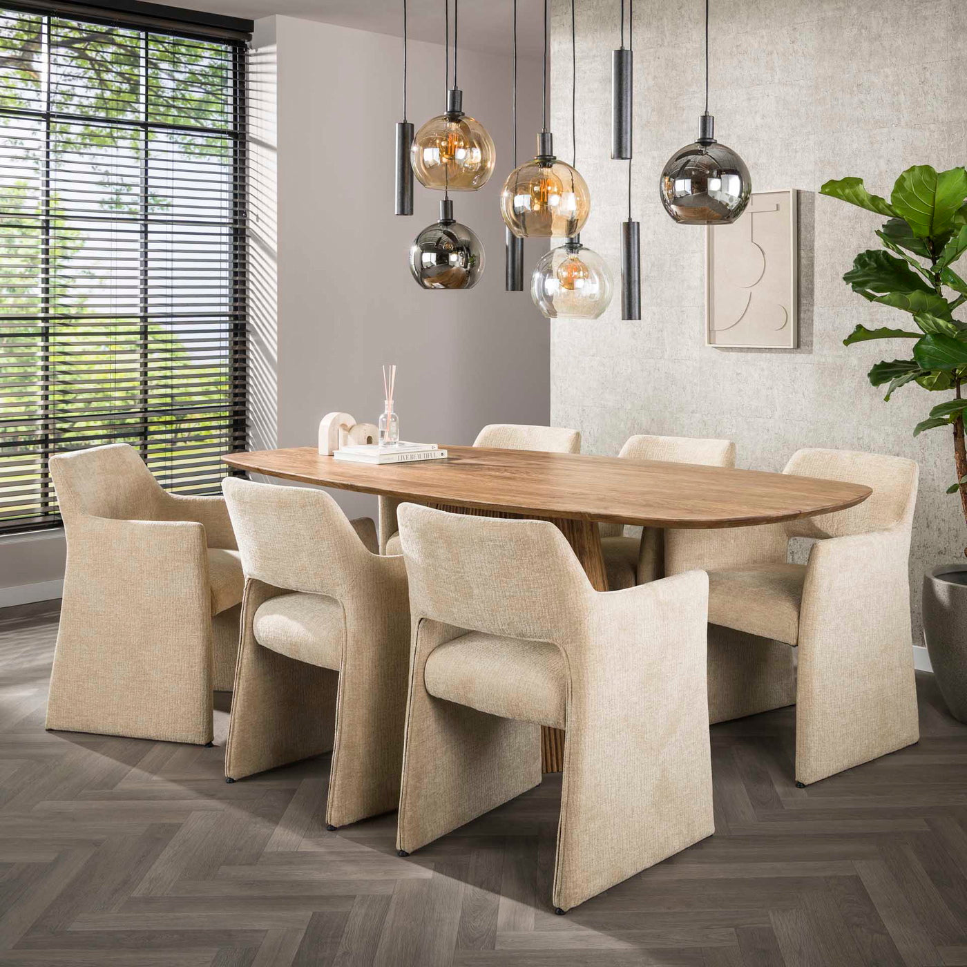 Giga Meubel - Hanglamp Zwart - 9-lichts - 130x60x150cm - Sfera