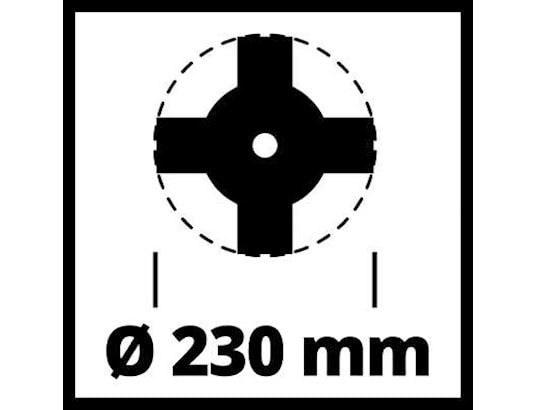 EINHELL - Lame 4 dents de rechange pour débroussailleuses