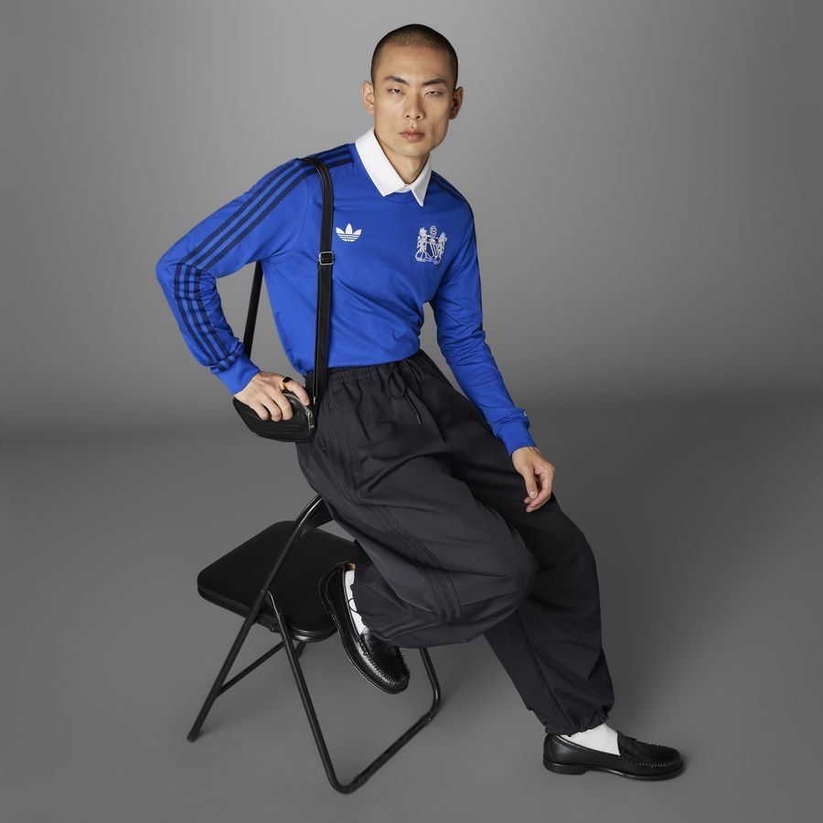 Manchester United Maillot George Best - Bleu Manches Longues