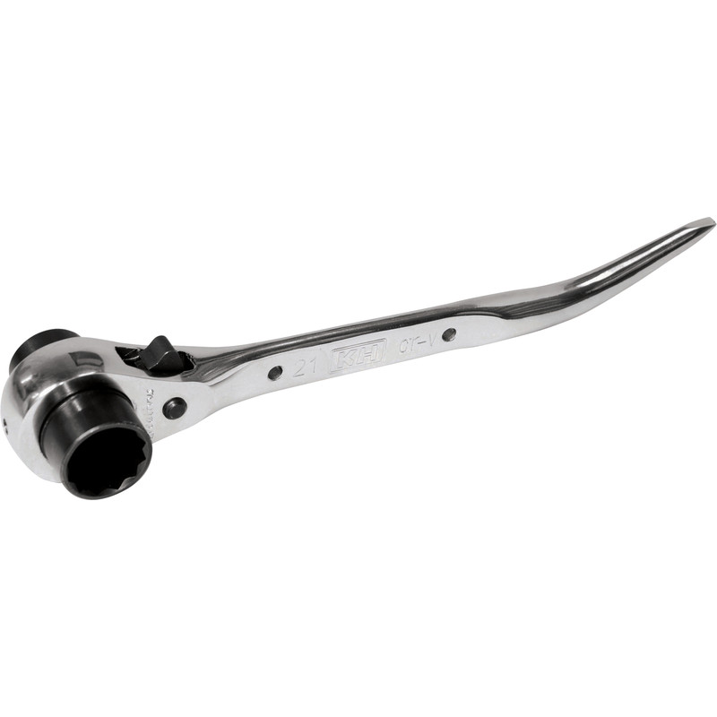 Ratelsleutel diep met wrikpunt 21&23mm