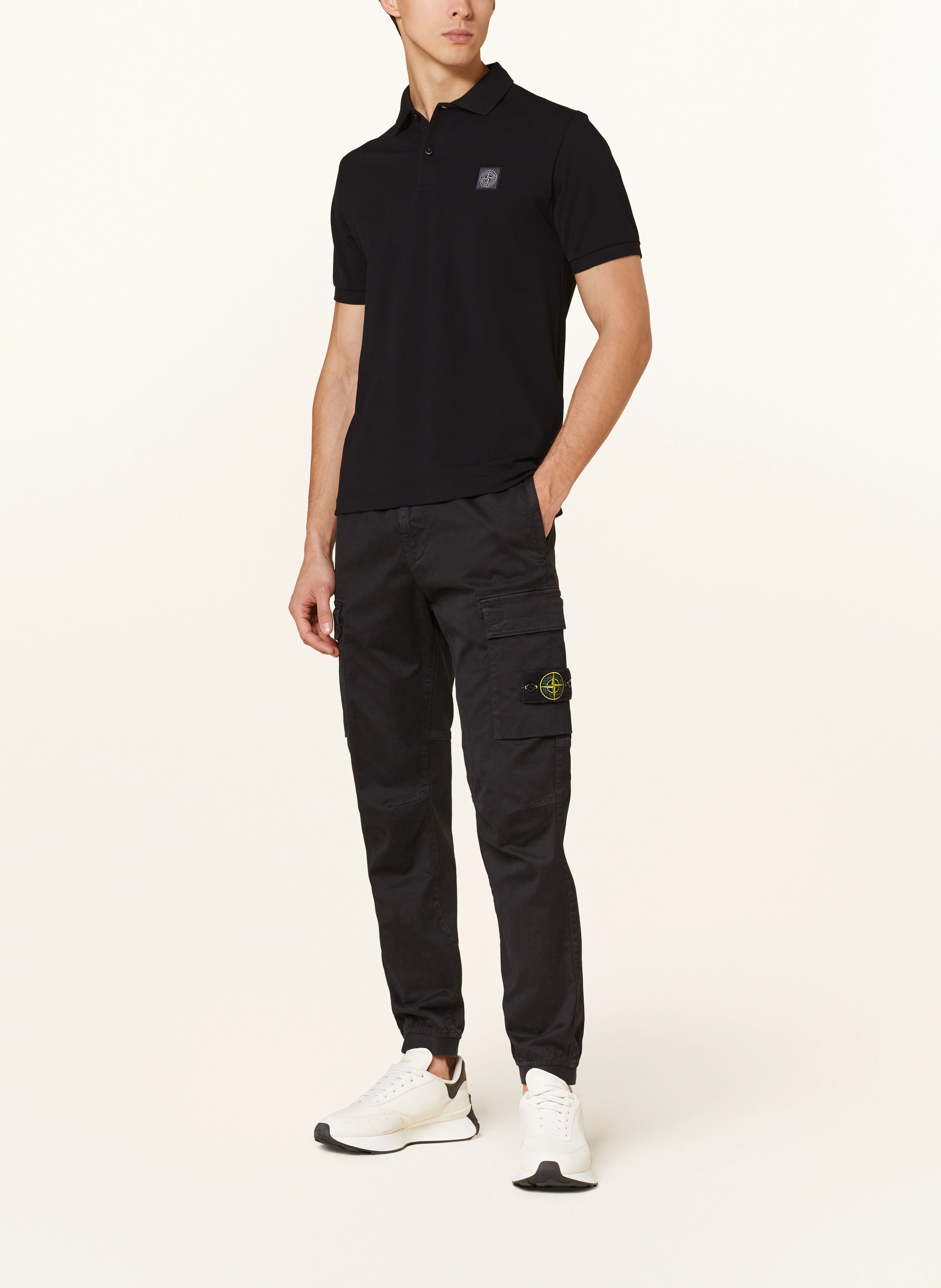 STONE ISLAND Piqué-Poloshirt Regular Fit