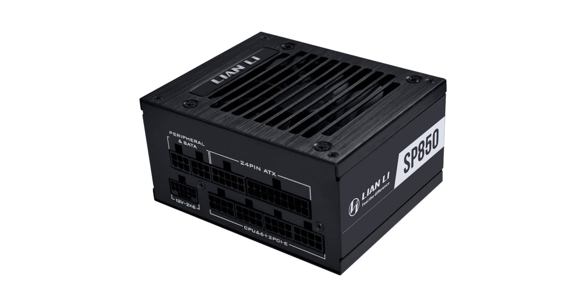 Lian LiSP850 V2 Gold modulaire 850 watt voeding   (Zwart, 2x PCIe)