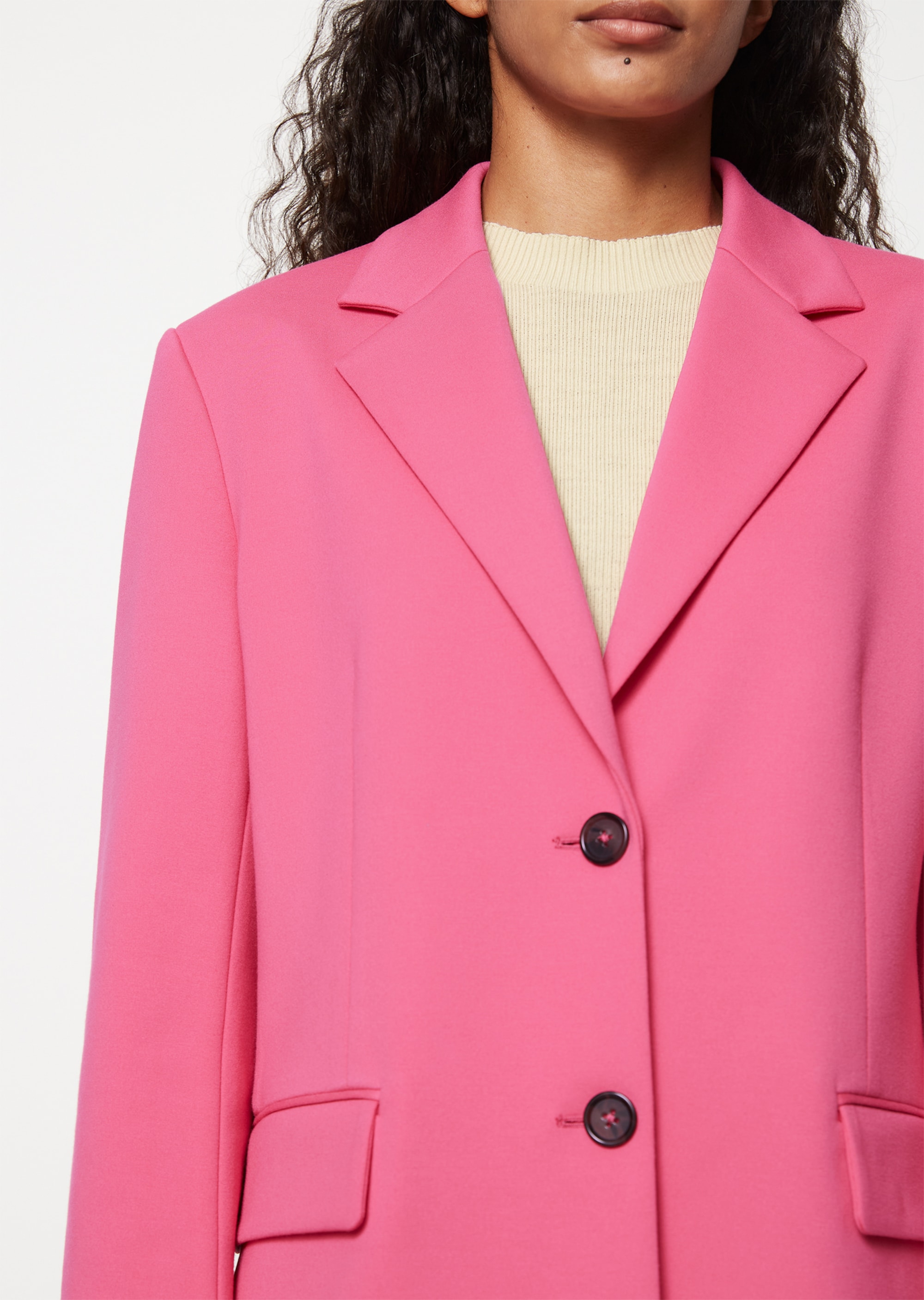 Jersey-Blazer straightaus Interlock-Qualität